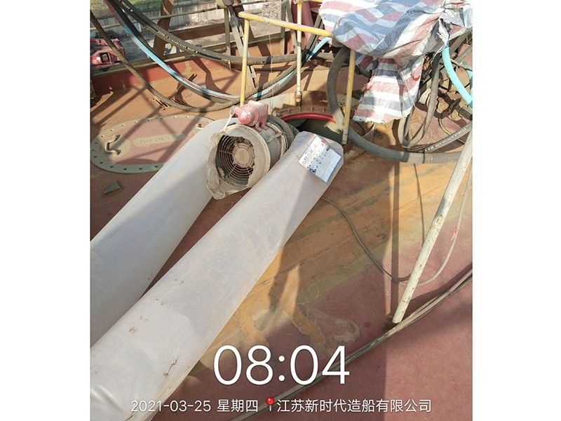 塑料薄膜通風(fēng)管透明船廠